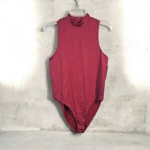 NWT Women’s Maroon A New Day Body Suit One Piece Tank Size X-Large XL